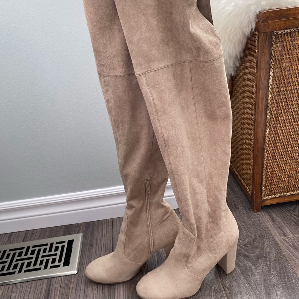 Women's Suede Over-the-Knee Boots
